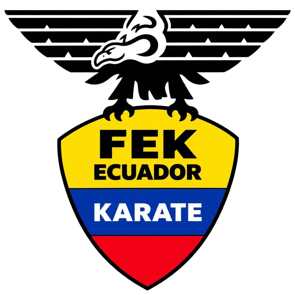 Logo de FEK Ecuador Karate